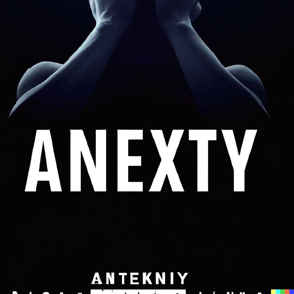 a representation of anxiety, promotional poster for an Oscar-winning movie